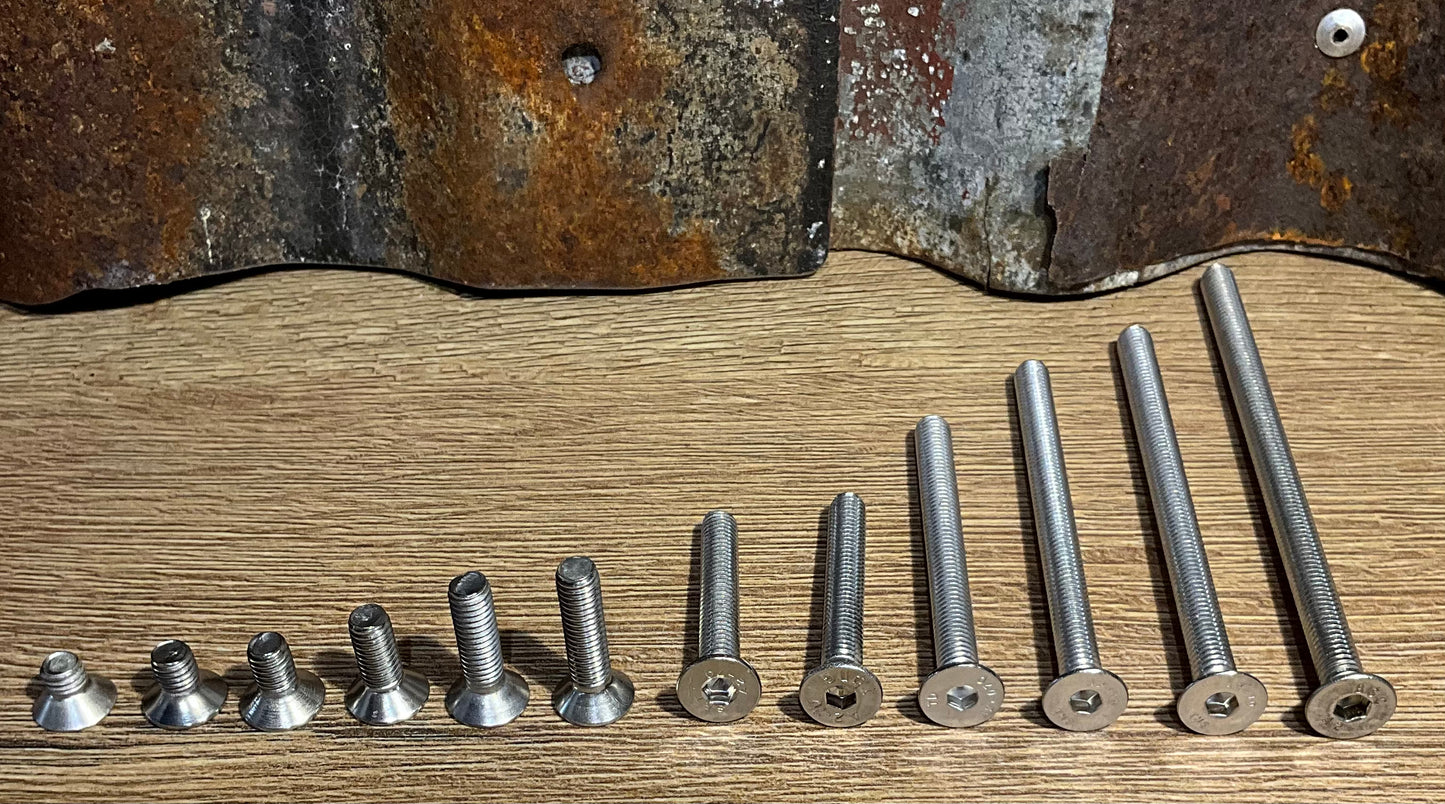 M6 Stainless Steel Countersunk Bolts